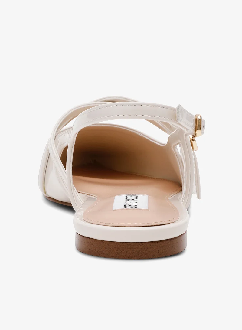 STEVE MADDEN  Patent PU Metal Buckle Sandals for Women | Best Price UAE